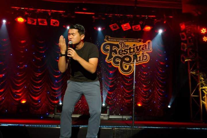 Ronny Chieng as part of the Melbourne International Comedy Festival in 2014.