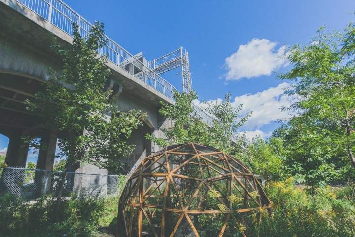 A Sentier Urbain garden.