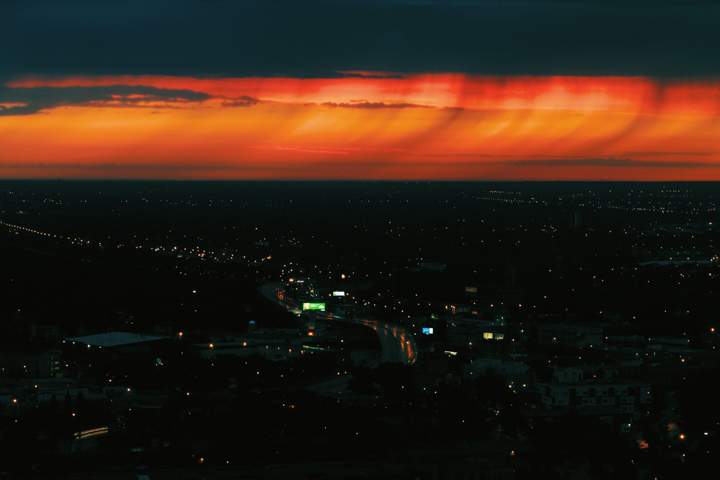 Manitoba storm sunrise