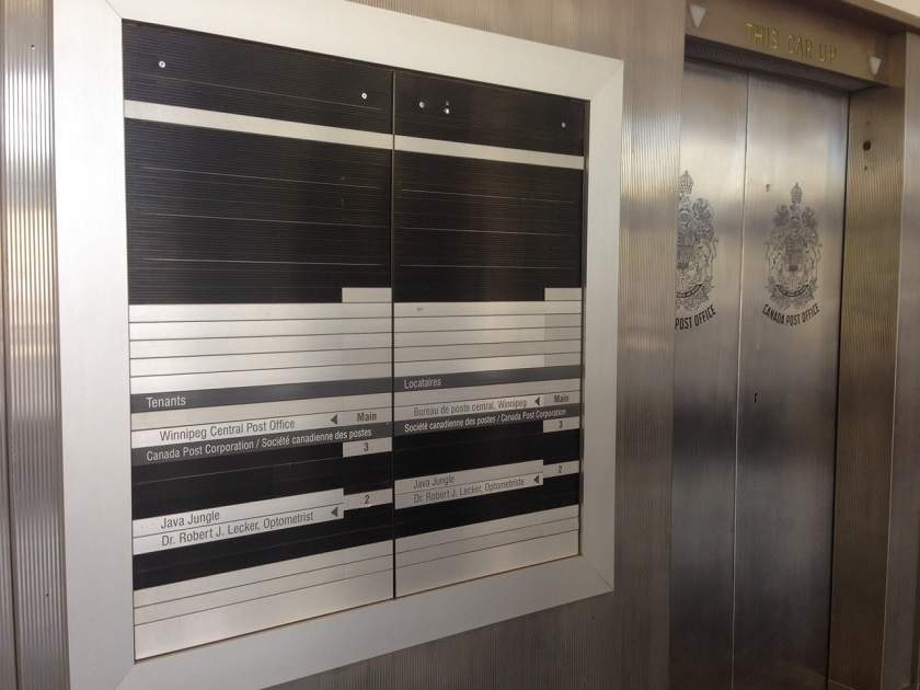 Full list of tenants currently at former Canada Post building on Graham Avenue.