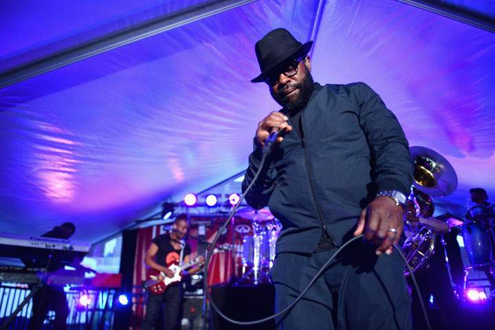 Musician Black Thought of The Roots performs onstage at the Infiniti presents The (RED) Supper to launch EAT (RED) DRINK (RED) SAVE LIVES on May 31, 2015 in New York City.