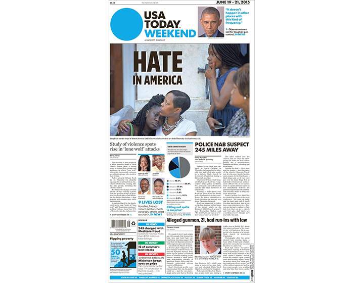 PHOTOS: Newspaper front pages day after Dylann Roof’s capture - image