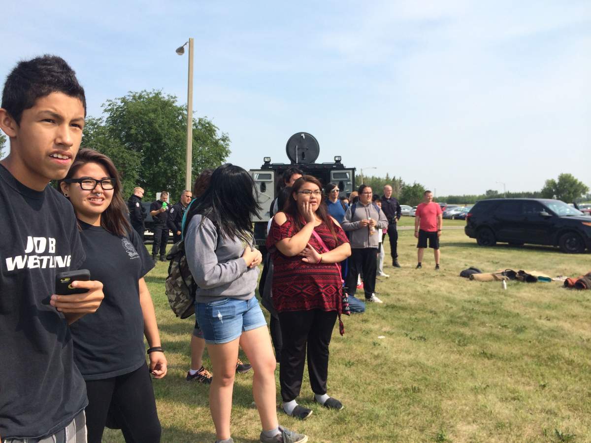 37 First Nations youth take part in the Oskayak Police Academy with Edmonton police.
