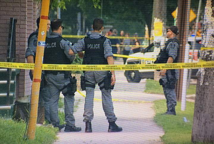 River Avenue tactical hazmat explosion Petersen King