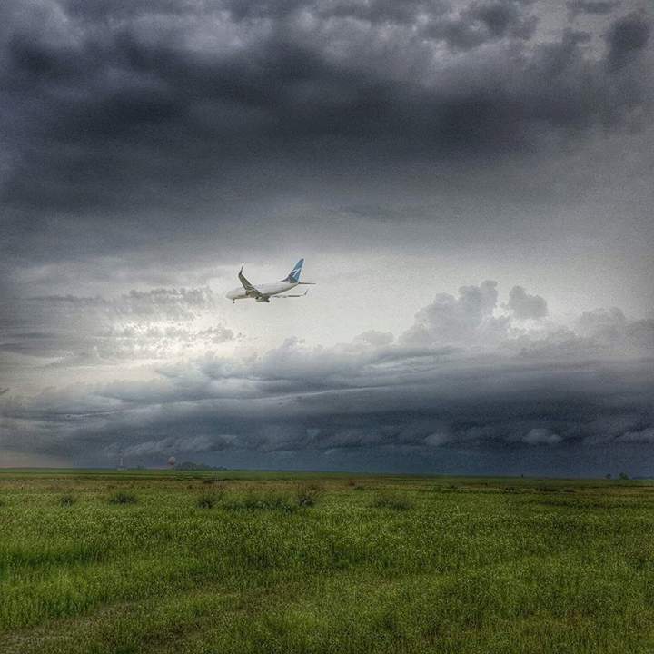 Airplane Manitoba Storm