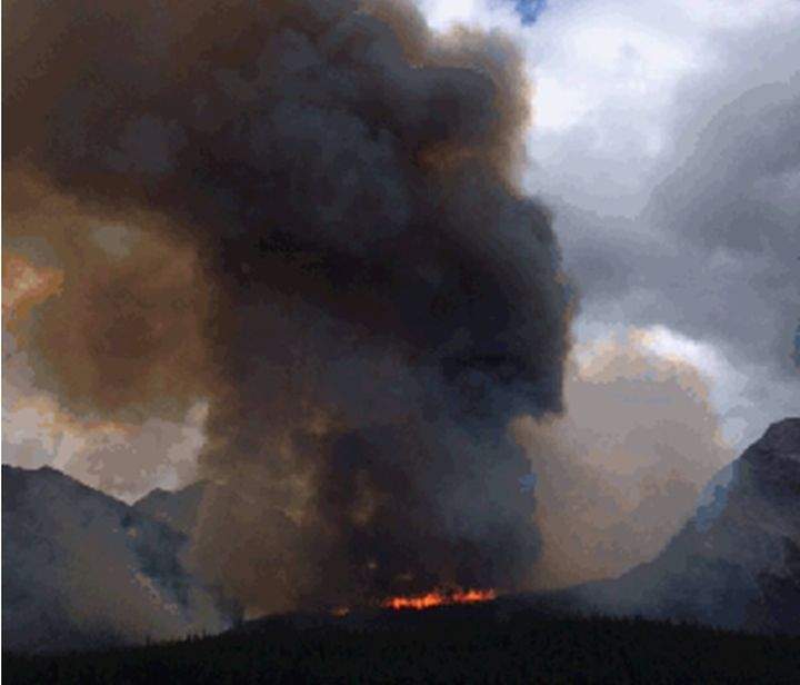 Banff wildfire