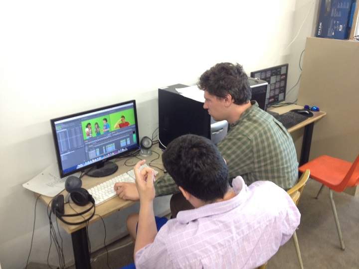 Teenagers within the autism spectrum teaching production skills - image