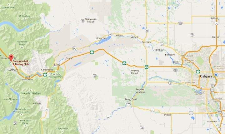 Canmore golf and curling