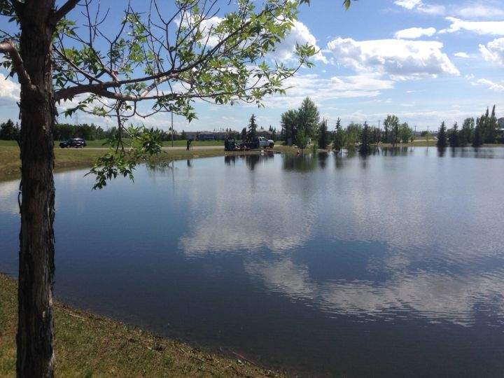 Chestermere storm pond