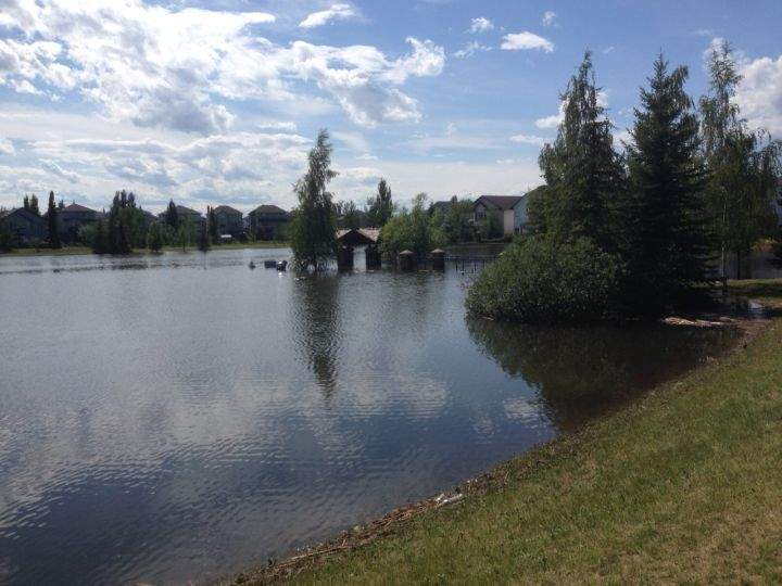 Chestermere storm pond