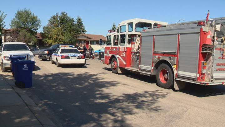 A 16-month-old boy is dead after he was struck by a vehicle Friday morning in Saskatoon.