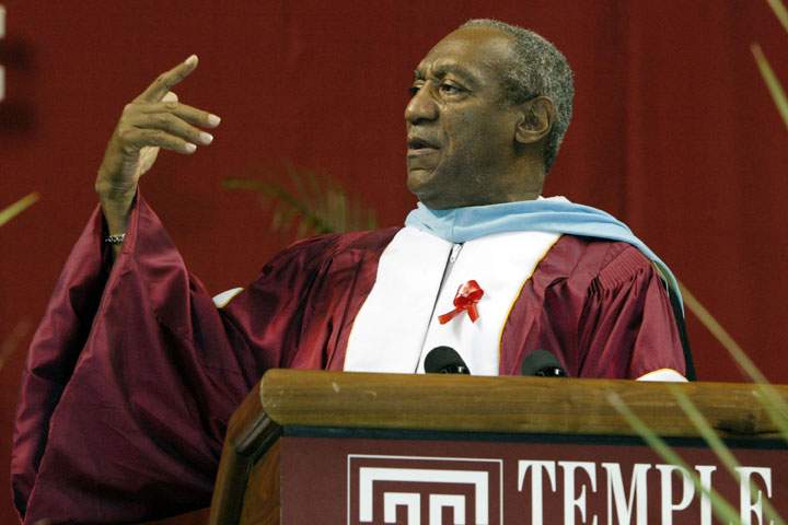 Bill Cosby, pictured at Temple University in 2003.