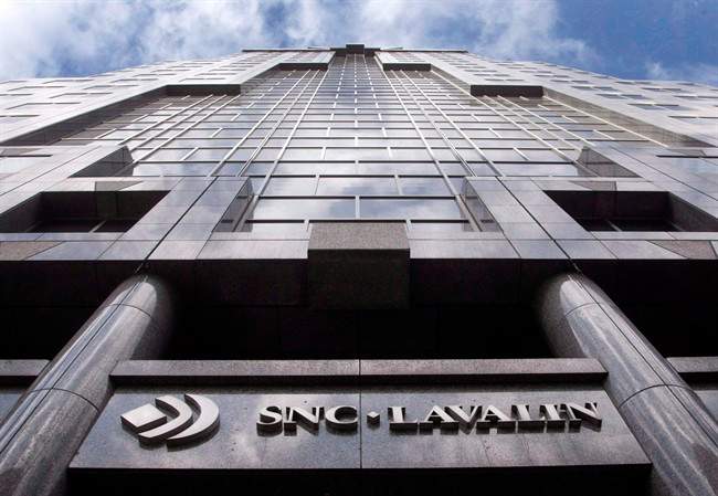 The offices of SNC-Lavalin are seen in Montreal on March 26, 2012.