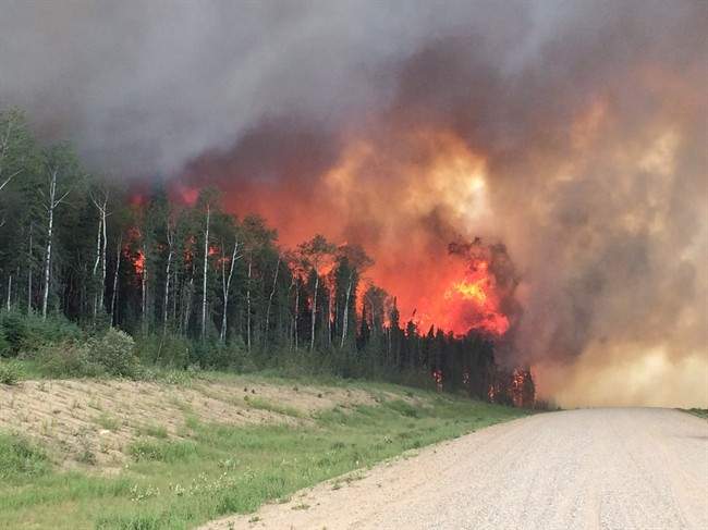 Incredible images of fires raging across Western Canada - image