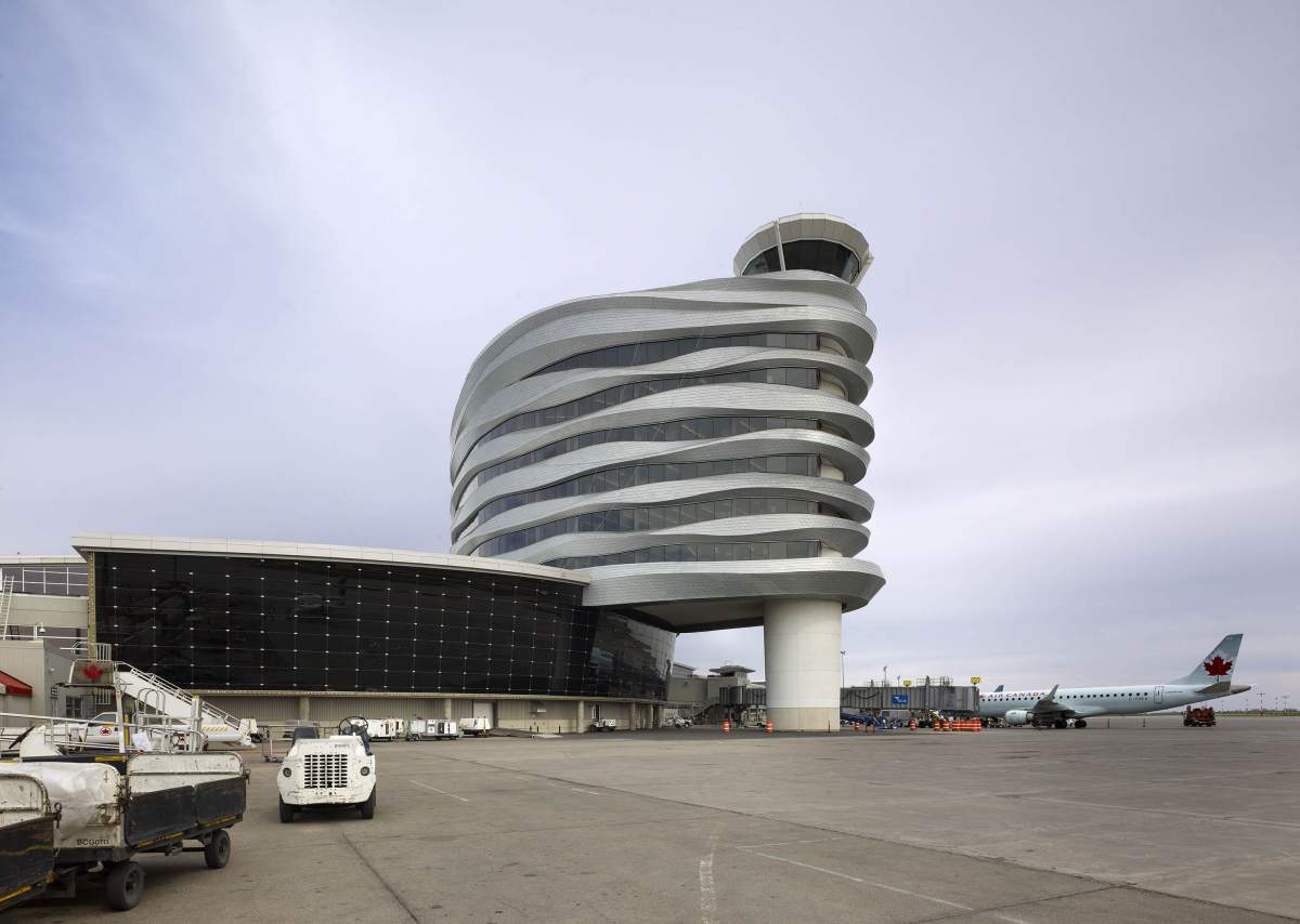 Edmonton International Airport’s eight-storey Central Tower.