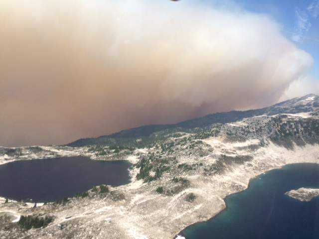 Smoke from the Elaho, B.C. fires.
