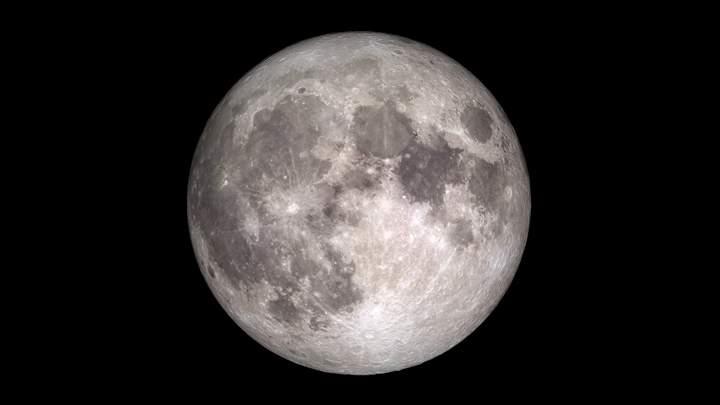 The full moon presents just a little more and a little less of itself over the year.