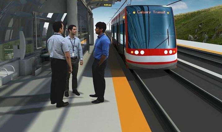 A rendering of the S.E. Green Line. 