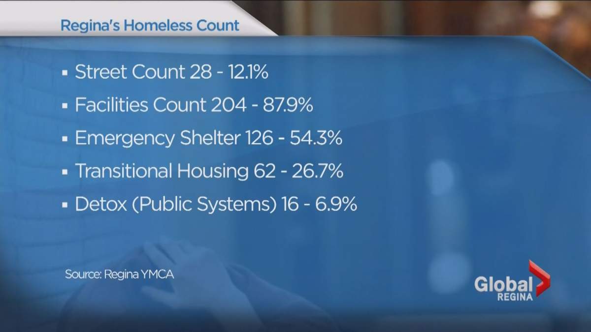 Regina’s first homeless count tallies 232 people - image