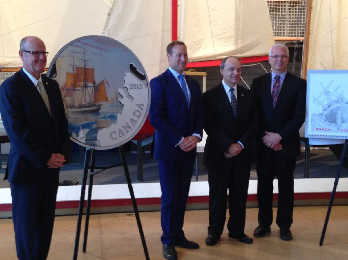 Franklin Expedition commemorative coin and stamps unveiled in Halifax - image