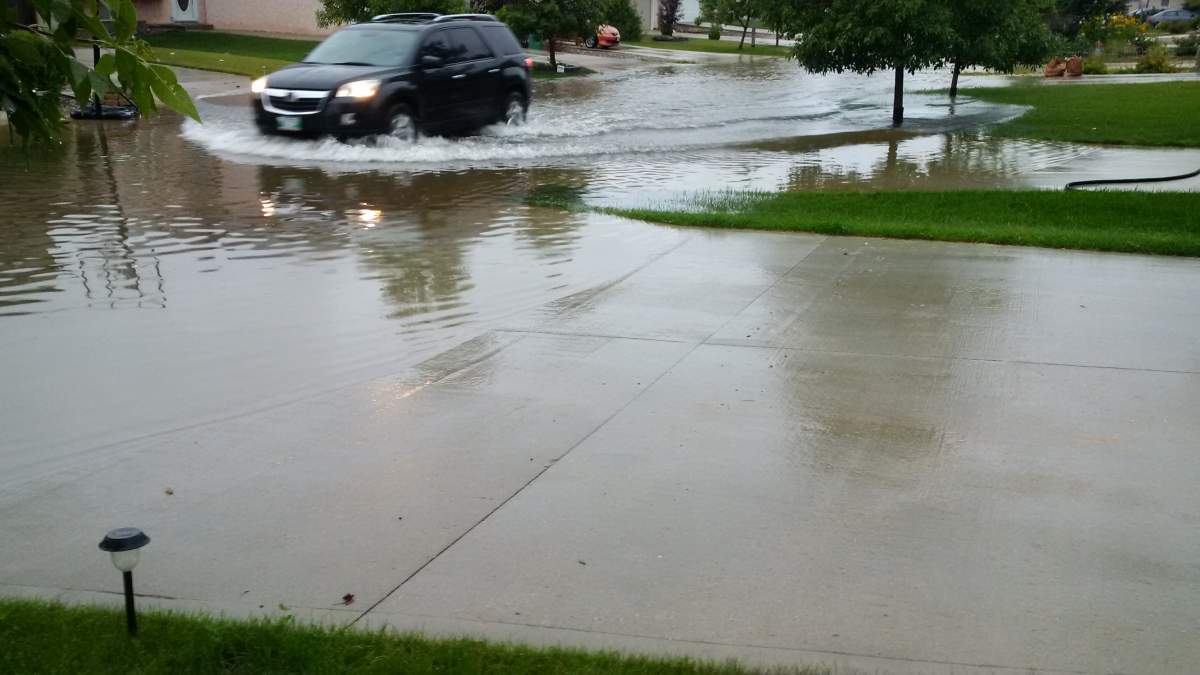 Winnipeg storm floods streets and business but little damage reported - image
