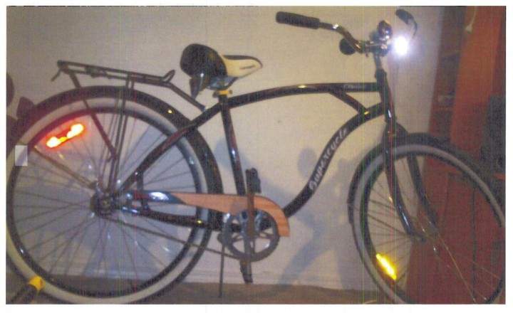 Singbeil was last seen driving a similar bicycle.