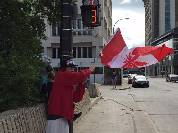 marijuana protest Winnipeg pot