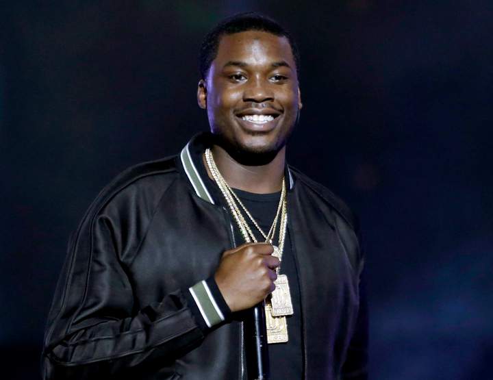 Meek Mill performs at the BET Hip Hop Awards in Atlanta in 2013. 