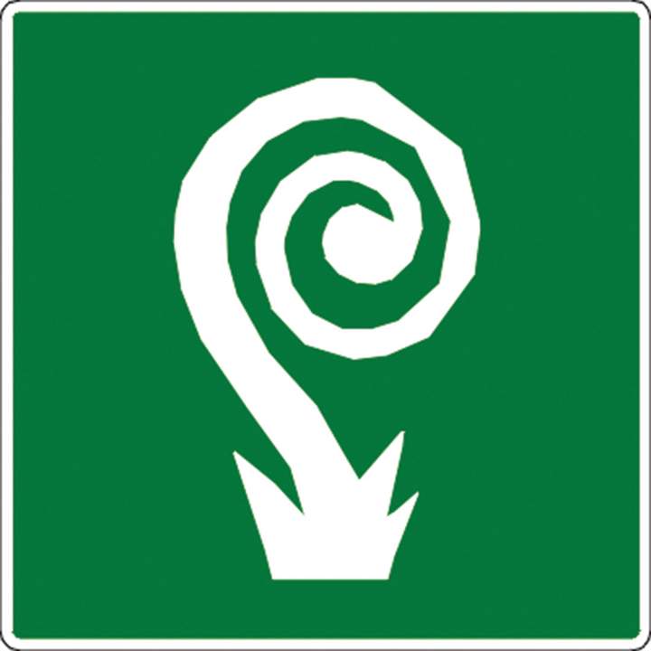 This sign for the 512-km River Valley Scenic Drive confused Burr.