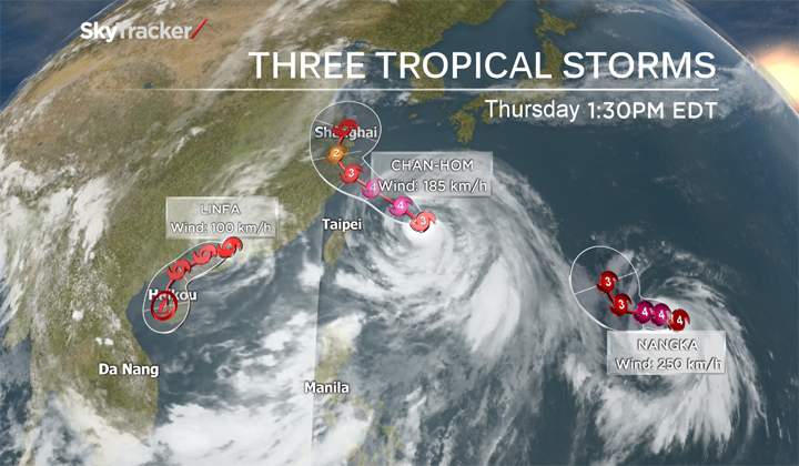 China prepares for second tropical storm in three days - image
