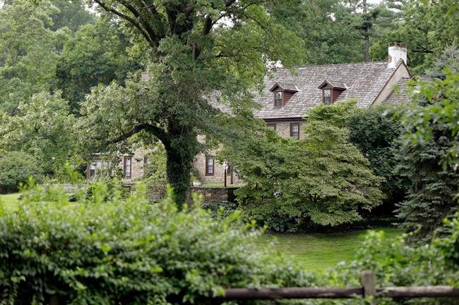 The home of entertainer Bill Cosby appears Monday, July 6, 2015, in Elkins Park, Pa., outside Philadelphia.