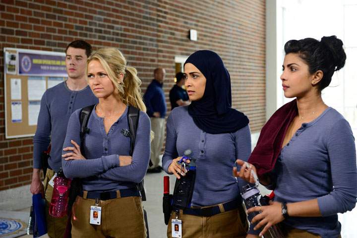 A scene from the pilot episode of 'Quantico.'.