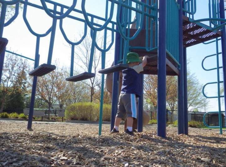 Valois park in Pointe-Claire is the original park where Latreille brought her kids to play.