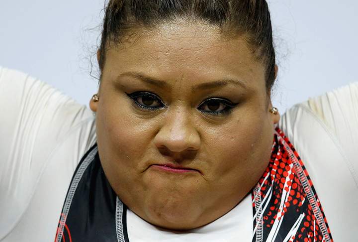 Tania Mascorro of Mexico competes in the women’s +75kg weightlifting final on Day 5 of the Toronto 2015 Pan Am Games on July 15, 2015.