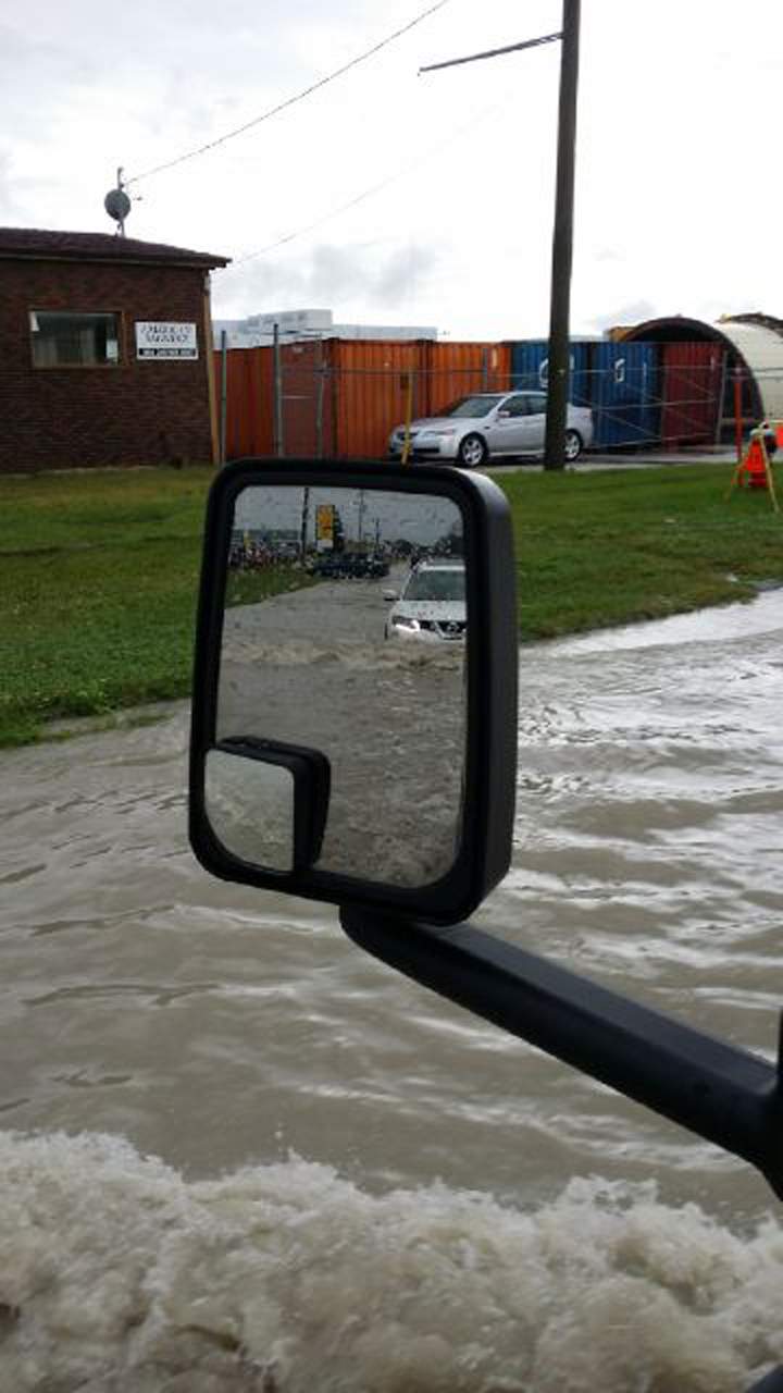 Winnipeg flood rain Manitoba storm Chevrier Trottier