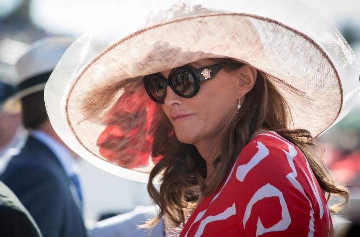 Caitlyn Jenner at The Del Mar Thoroughbred Club.