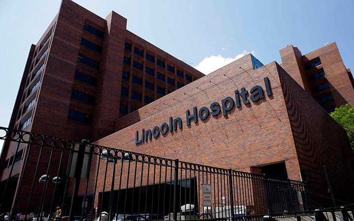 Lincoln Hospital, where a case of Legionnaires' Disease was treated, is seen in the Bronx borough of New York, Tuesday, Aug. 4, 2015.