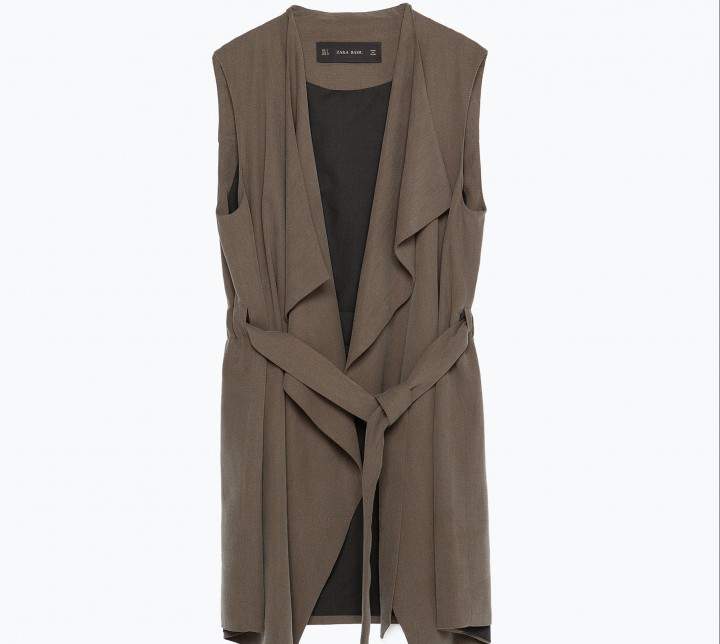 Zara long waistcoat