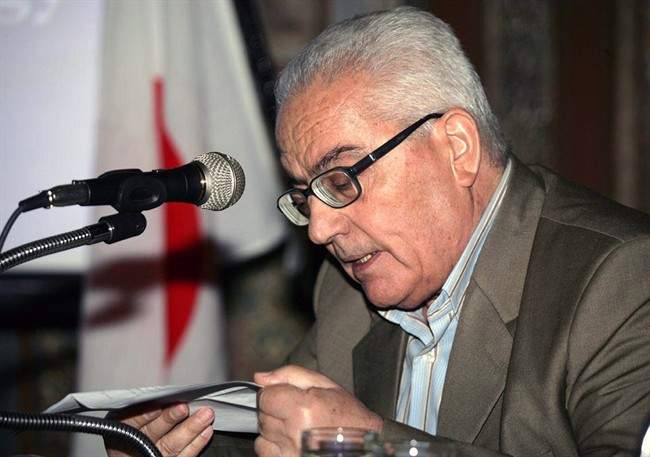 One of Syria's most prominent antiquities scholars, Khaled al-Asaad, speaks in Syria. Islamic State militants beheaded al-Asaad in the ancient town of Palmyra, Syria, and strapped his body to one of the town's Roman columns, Syrian state media and an activist group said Wednesday.