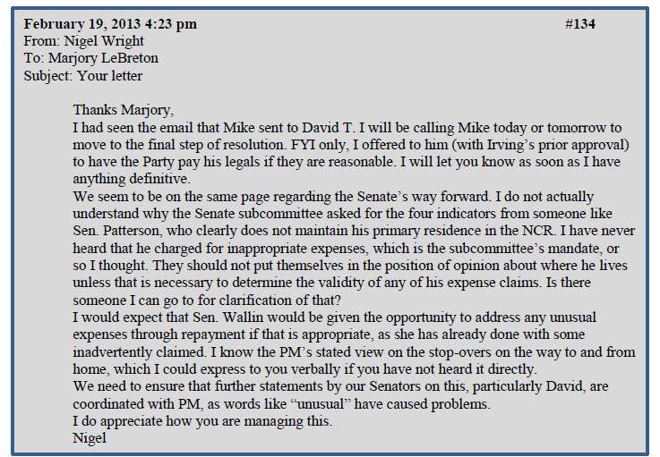 Harper mentioned in emails at Duffy trial - image