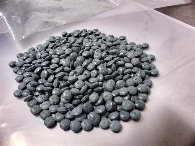 File photo of fentanyl pills.