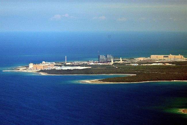 An aerial view of the Bruce Power nuclear generating station in Kincardine, Ont., on August 16, 2003.