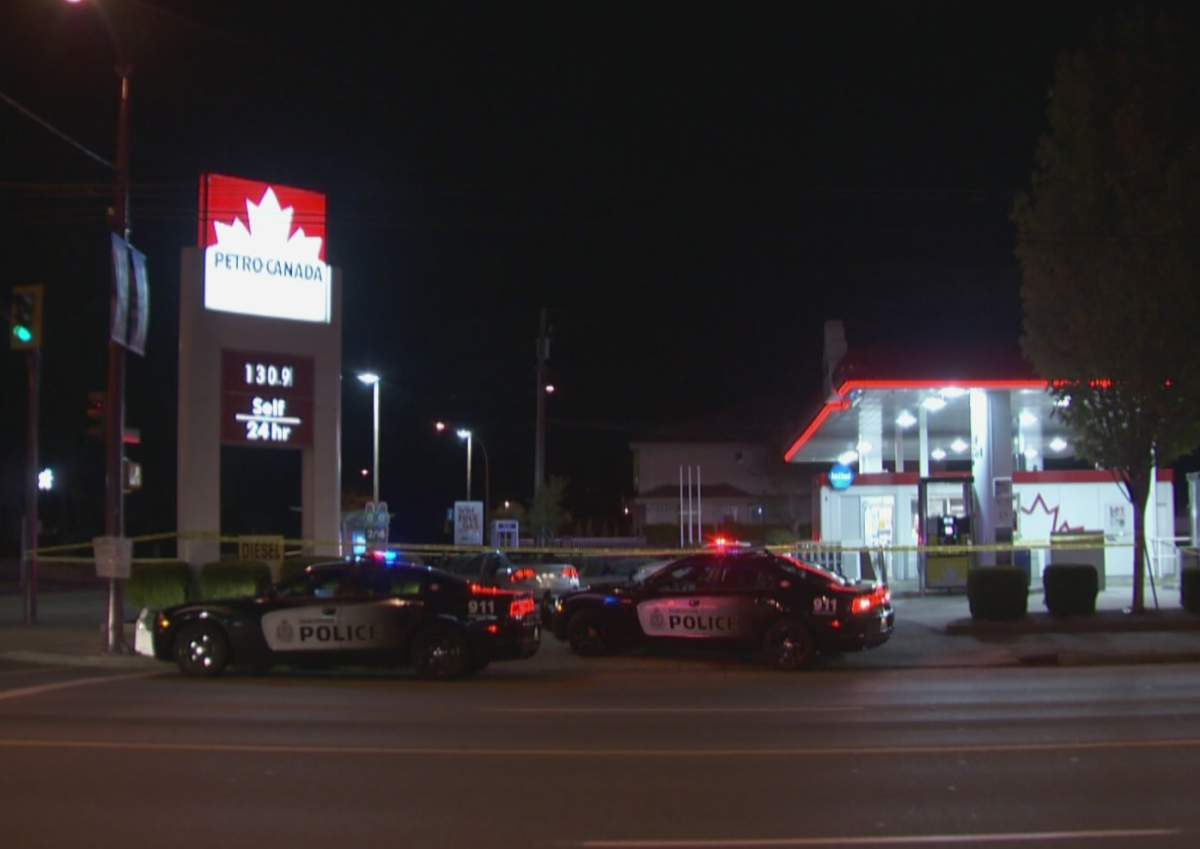 A man was sent to hospital following a stabbing in East Vancouver Friday night.