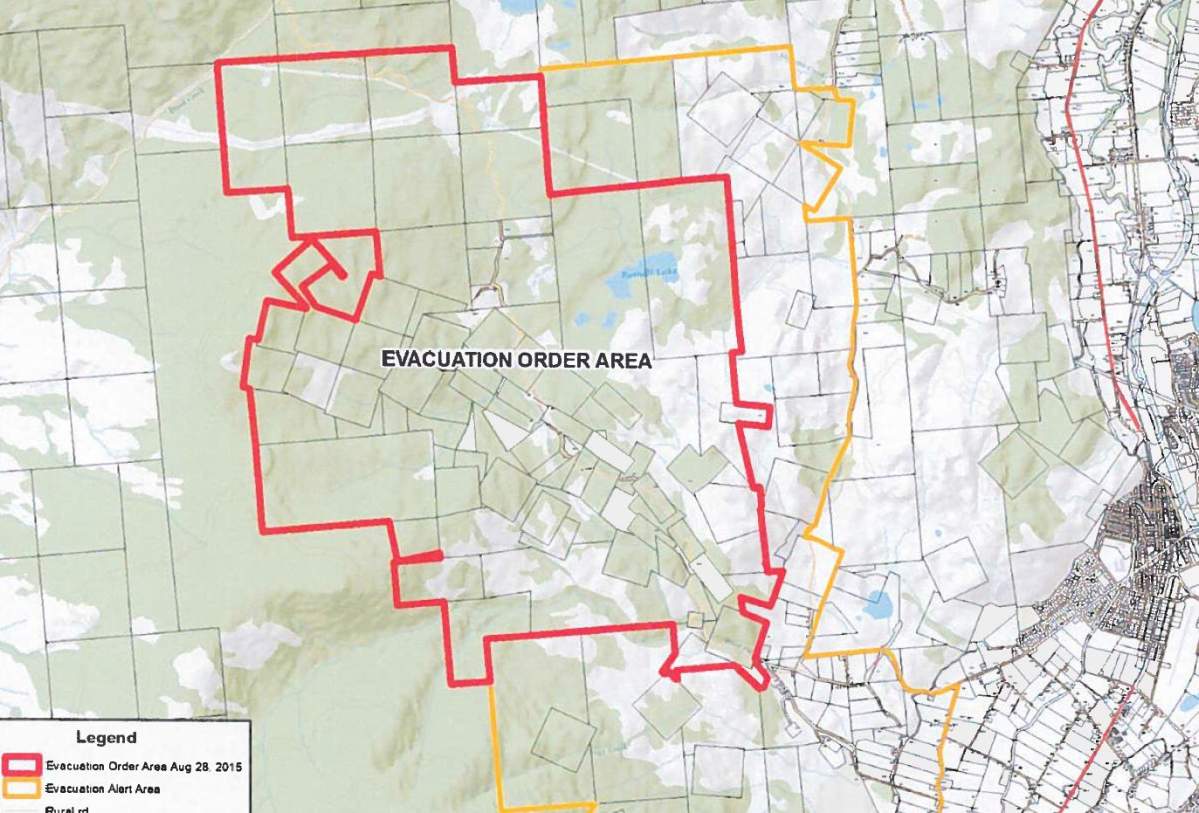 Evacuation Order still in effect after Testalinden fire flare-up - image
