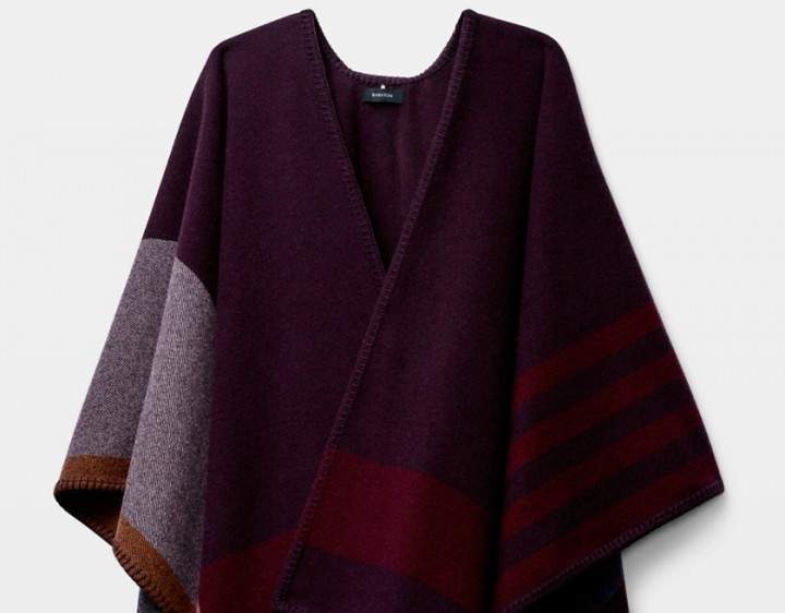 Babaton archie poncho in cardamon/sphinx
