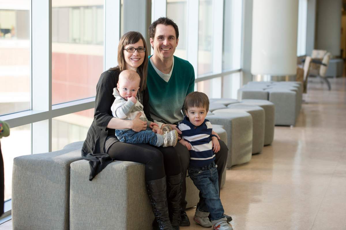 Edmonton father Brad Freeman was diagnosed with a life-threatening growth on his brain, that was removed with a Gamma Knife in Winnipeg.