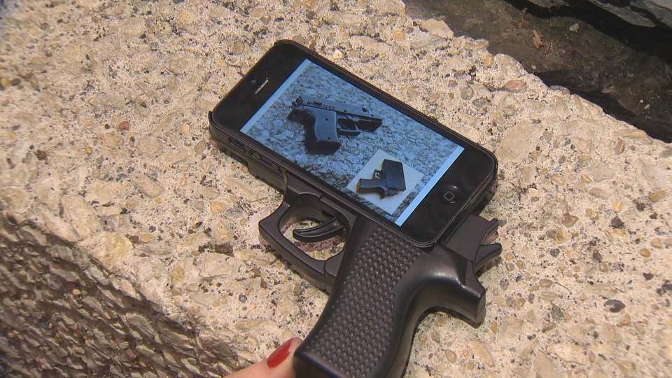 RCMP responds after gun-shaped iPhone case causes panic on Manitoba beach - image
