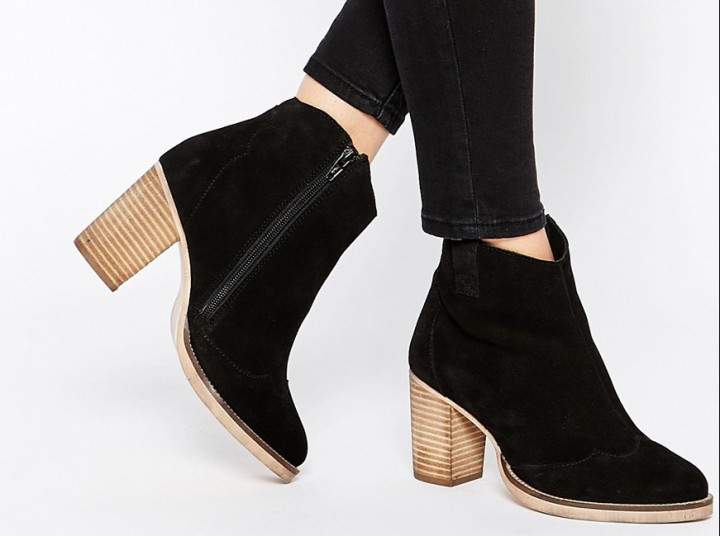 ASOS EACH AND EVERYONE wide fit leather ankle boots