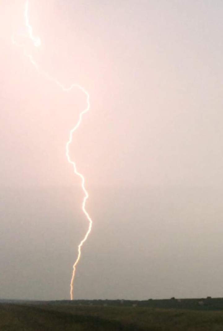 Manitoba storm lightning