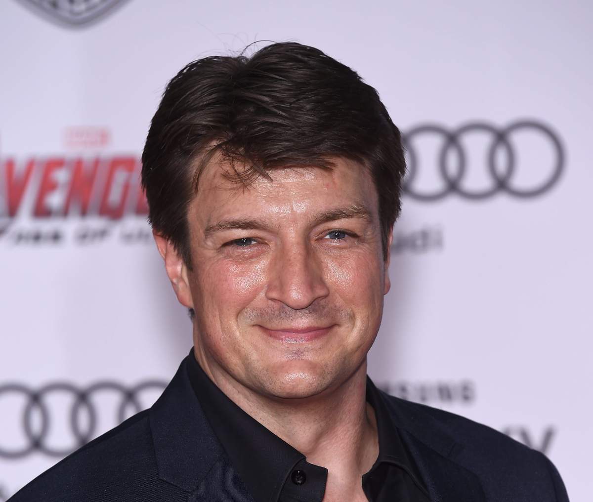 Nathan Fillion arriving for the premiere of Avengers: Age of Ultron at the Dolby Theatre in Hollywood, Los Angeles on April 13, 2015.